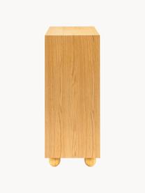 Dřevěná vysoká skříňka Geo, Dřevo, Š 85 cm, V 110 cm