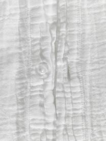 Musselin-Bettwäsche Odile aus Baumwolle in Weiss, Webart: Musselin Fadendichte 200 , Weiss, 200 x 200 cm + 2 Kissen 80 x 80 cm