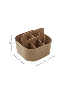 Aufbewahrungsbox May, >30% Recyceltes Kunststoff, Braun, B 17 x H 14 cm