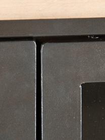 Vitrina de madera de abeto Elsa, Estructura: metal, Marrón, negro, An 84 x Al 122 cm