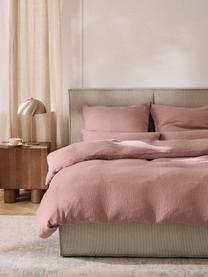 Housse de couette en mousseline Odile, Mauve, larg. 200 x long. 200 cm