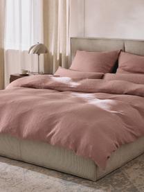 Housse de couette en mousseline Odile, Mauve, larg. 200 x long. 200 cm