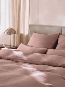 Housse de couette en mousseline Odile, Mauve, larg. 200 x long. 200 cm