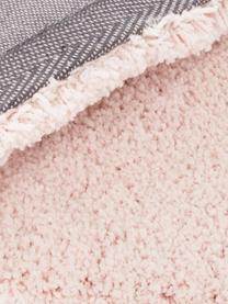 Flauschiger Hochflor-Teppich Leighton in Rosa, Mikrofaser (100 % Polyester), Rosa, B 200 x L 300 cm (Größe L)