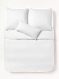 Funda nórdica de satén Comfort, Blanco, Cama 90 (An 155 x L 220 cm)