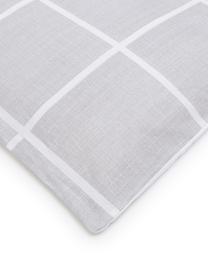 Funda nórdica doble cara Gael, Algodón
El algodón da una sensación agradable y suave en la piel, absorbe bien la humedad y es adecuado para personas alérgicas, Gris, blanco, Cama 90 cm (160 x 220 cm)