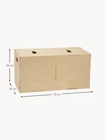 Boîte de rangement en bois Cube, Placage en bois de bouleau

Ce produit est fabriqué à partir de bois certifié FSC® et issu d'une exploitation durable, Bois clair, larg. 72 x haut. 36 cm