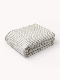 Waffelpiqué-Tagesdecke Allie, 100 % Baumwolle

Das in diesem Produkt verwendete Material ist schadstoffgeprüft und zertifiziert nach STANDARD 100 by OEKO-TEX®, 6457CIT, CITEVE., Off White, Olivgrün, B 230 x L 250 cm (für Betten bis 180 x 200 cm)