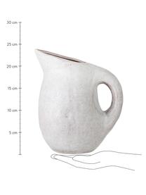 Grosser Krug Taupe mit handgefertigter Sprenkelglasur, 3 L, Steingut, Grau, Ø 16 x H 24 cm, 3 L