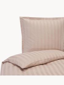 Housse de couette en satin Willa, Beige clair, larg. 240 x long. 220 cm