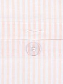 Funda nórdica de tejido renforcé Ellie, Blanco, albaricoque, An 260 x L 220 cm