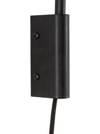 Wandlamp Ida, Gepoedercoat metaal, Zwart, 5 x 35 cm