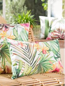 Outdoor kussenhoes Kokamo met tropische print, 100% Dralon® polyacryl, Meerkleurig, B 30 x L 50 cm