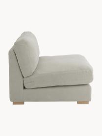 Fauteuil lounge en lin Vide, Lin gris clair, larg. 92 x prof. 87 cm