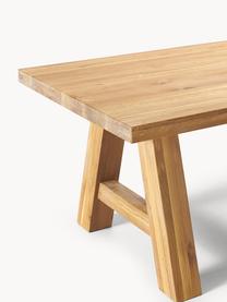 Table en bois de chêne Ashton, tailles variées, Bois de chêne massif, huilé
100 % bois FSC issu d'une sylviculture durable, Bois de chêne, huilé, larg. 200 x prof. 100 cm