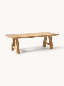 Eettafel Ashton van eikenhout, verschillende formaten, Massief eikenhout, geolied
100% hout uit duurzame bosbouw

Dit product is gemaakt van duurzaam geproduceerd, FSC®-gecertificeerd hout., Eikenhout, geolied, B 200 x D 100 cm