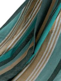 Závesné ležadlo Archer, Bavlna, polyester, Tyrkysová, viacfarebná pruhovaná, Š 98 x D 275 cm