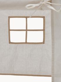 Ubrus ve tvaru domečku Temis, 100 % bavlna, Tlumeně bílá, Pro 6-8 osob (D 230 x Š 210 cm)