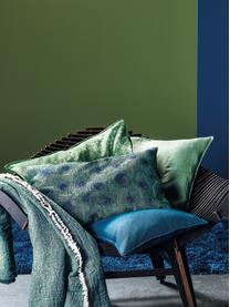 Housse de coussin 45x45 Pavone, Tons verts et bleus