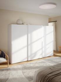 Armario modular Leon, 3 puertas correderas (300 cm), diferentes variantes, Estructura: tablero aglomerado revest, Blanco, Interior Premium (An 300 x Al 236 cm)