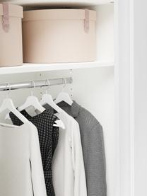 Modulární šatní skříň s posuvnými dveřmi Leon, šířka 300 cm, různé varianty, Bílá, Interiér Premium, Š 300 x V 236 cm