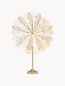 Lampa w kształcie gwiazdy Marigold, Stelaż: metal powlekany, Złamana biel, odcienie złotego, S 45 x W 68 cm