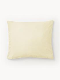 Poszewka na poduszkę z muślinu bawełnianego Odile, Żółty, S 40 x D 80 cm