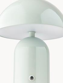 Lampada da tavolo piccola portatile a LED con luce regolabile Walter, Verde oliva, Ø 19 x Alt. 25 cm