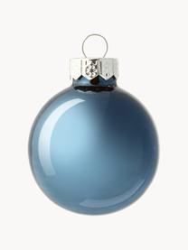 Palline di Natale opache/lucide Evergreen, varie misure, Blu, Ø 10 cm, 4 pz