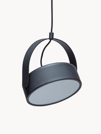 Kleine dimbare LED hanglamp Stage, Lamp: gecoat metaal, Antraciet, B 22 x H 27 cm