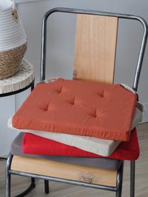 Cojín de asiento Duo, Funda: 100% algodón, Gris, An 40 x L 40 cm