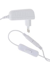 Wandleuchte Love mit Stecker, Leuchte: BPA-freier Kunststoff (PV, Lichtfarbe: Gelb<br>Im ausgeschaltenen Zustand ist die LED-Leuchte Weiss, 38 x 16 cm