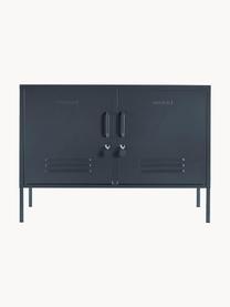 Metall-Sideboard The Lowdown, Stahl, pulverbeschichtet, Anthrazit, B 100 x H 72 cm