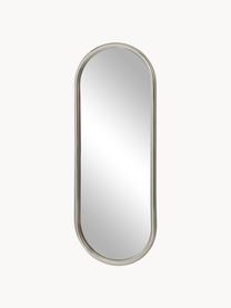 Oválné nástěnné zrcadlo Angui, Stříbrná, Š 29 cm, V 78 cm