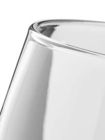 Bicchiere in vetro soffiato Smoke 2 pz, Vetro (calce sodata) soffiato, Trasparente, grigio fumo, Ø 9 x Alt. 10 cm