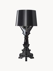 Veľká stmievateľná stolová LED lampa Bourgie, Plast, Čierna, Ø 37 x V 68-78 cm