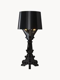 Veľká stmievateľná stolová LED lampa Bourgie, Plast, Čierna, Ø 37 x V 68-78 cm