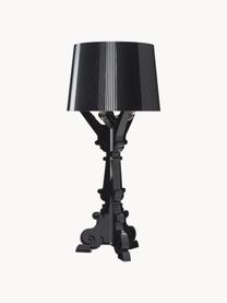 Große Design LED-Tischlampe Bourgie, dimmbar, Polycarbonat, Greenguard-zertifiziert, Schwarz, Ø 37 x H 68-78 cm