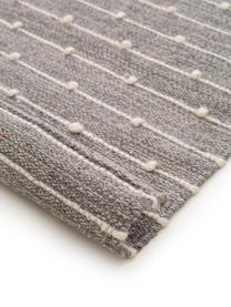 Tapis kilim tissé à la main gris-beige Lupo, Gris