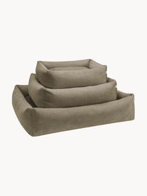 Cuccia per cani Tudor, varie misure, Rivestimento: 90% poliestere, 10% nylon, Rivestimento: 100% poliestere, Verde oliva, Larg. 68 x Prof. 55 cm