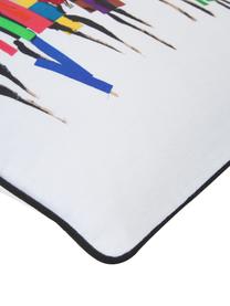Vyšívaný designový povlak na polštář Kendall, Více barev, bílá/černá, Š 45 cm, D 45 cm