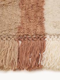 Tappeto per bambini in lana taftato a mano con frange Rainbow, 100% lana

Nel caso dei tappeti di lana, le fibre possono staccarsi nelle prime settimane di utilizzo, questo e la formazione di lanugine si riducono con l'uso quotidiano, Beige chiaro, multicolore, Larg. 80 x Lung. 120 cm (taglia XS)