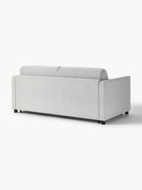 Divano letto 2 posti con materasso Morgan, Rivestimento: 100% poliestere Il rivest, Piedini: legno massiccio di pino v, Tessuto grigio chiaro, Larg. 187 x Prof. 92 cm