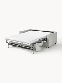 Canapé convertible 2 places avec matelas Morgan, Tissu gris clair, larg. 187 x prof. 92 cm