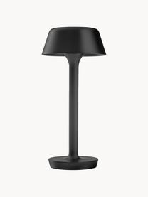 Mobilna lampa stołowa LED z funkcją przyciemniania Firefly, Aluminium powlekane, Czarny, Ø 12 x W 27 cm