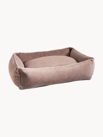 Samt-Hundebett Classic, in verschiedenen Grössen, Bezug: Samt (100 % Polyester), Samt Altrosa, B 68 x T 55 cm