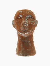 Objet décoratif Figure Head, 3 élém., Béton, Blanc crème, brun, beige, Ø 9 x haut. 15 cm