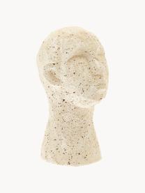 Deko-Objekte Figure Talvik Head, 3er-Set, Beton, Off White, Nougat, Hellbeige, Ø 9 x H 15 cm