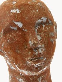 Decoratieve objecten Figure Talvik Head, set van 3, Beton, Gebroken wit, nougat, lichtbeige, Ø 9 x H 15 cm