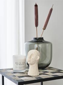 Decoratieve objecten Figure Talvik Head, set van 3, Beton, Gebroken wit, nougat, lichtbeige, Ø 9 x H 15 cm